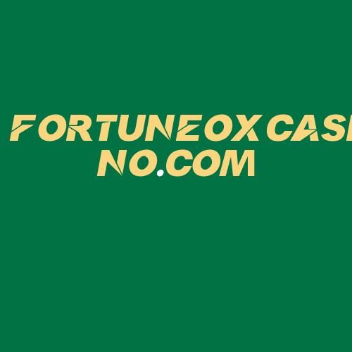 Logo da FORTUNEOXCASINO